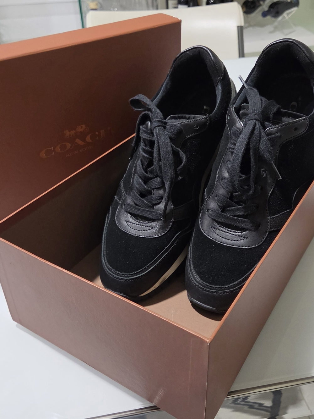 Coach Men's Black Low - Top Sneakers Size 11D
